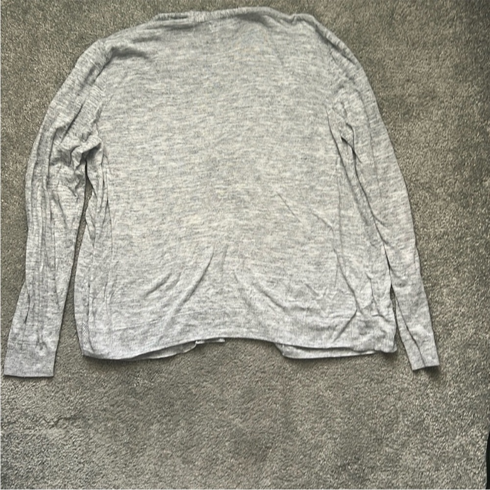 Old Navy Light Gray Women's Cardigan - Picture 2 of 2